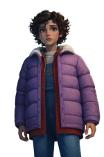 Stranger Things Tales from 85 Eleven Puffer Jacket - Image 3